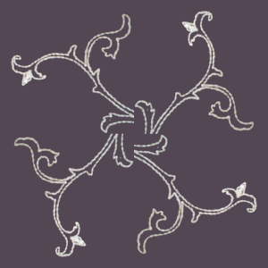 Tiled acanthus tendrils